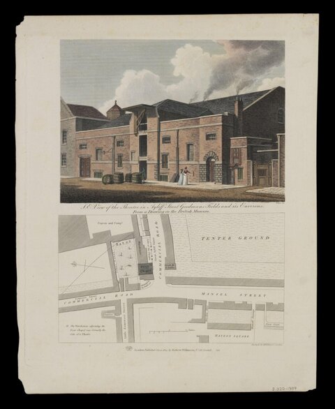 Goodman's Fields Theatre View and Map