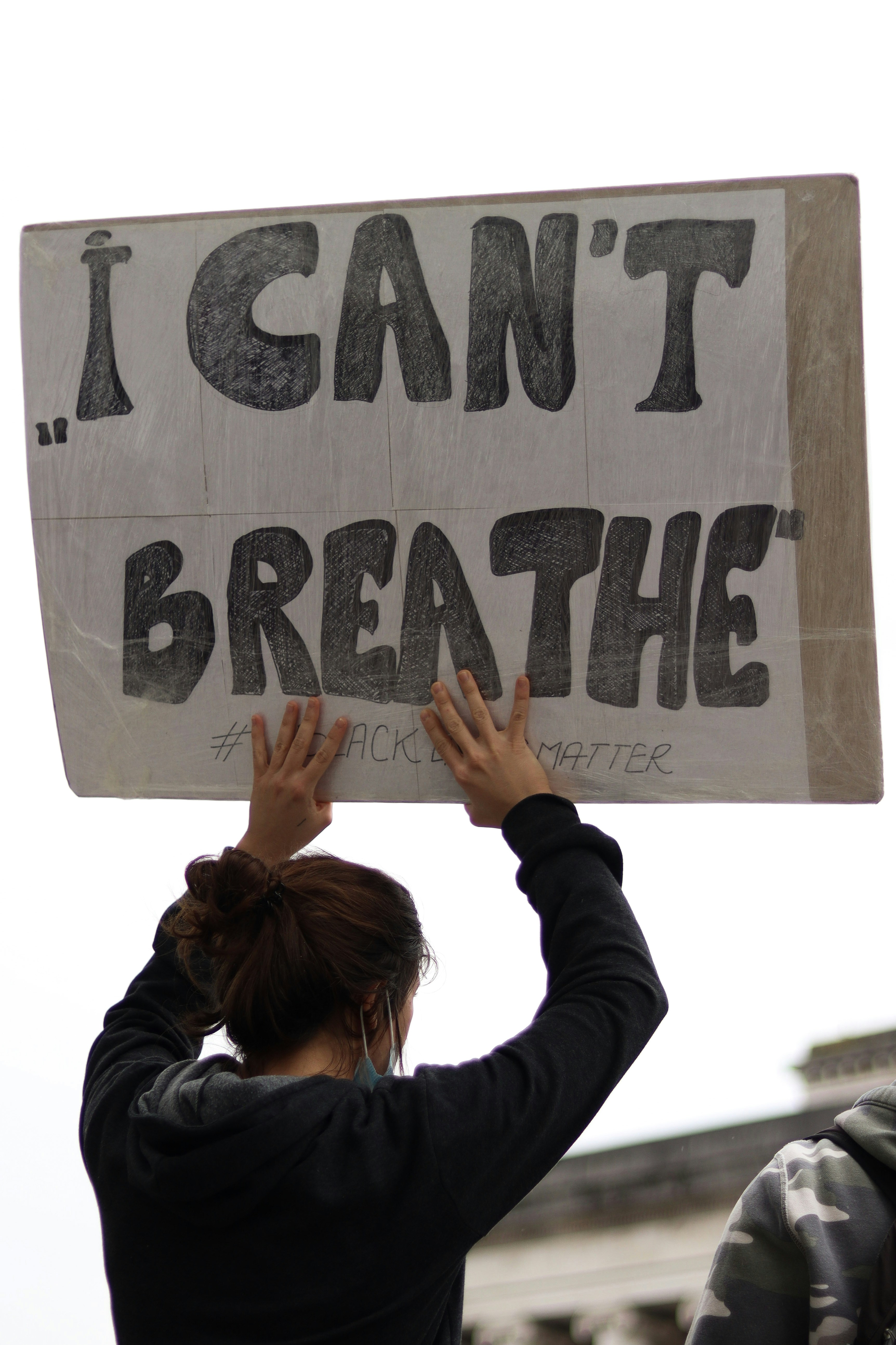 I Can't Breathe BLM Protest Sign