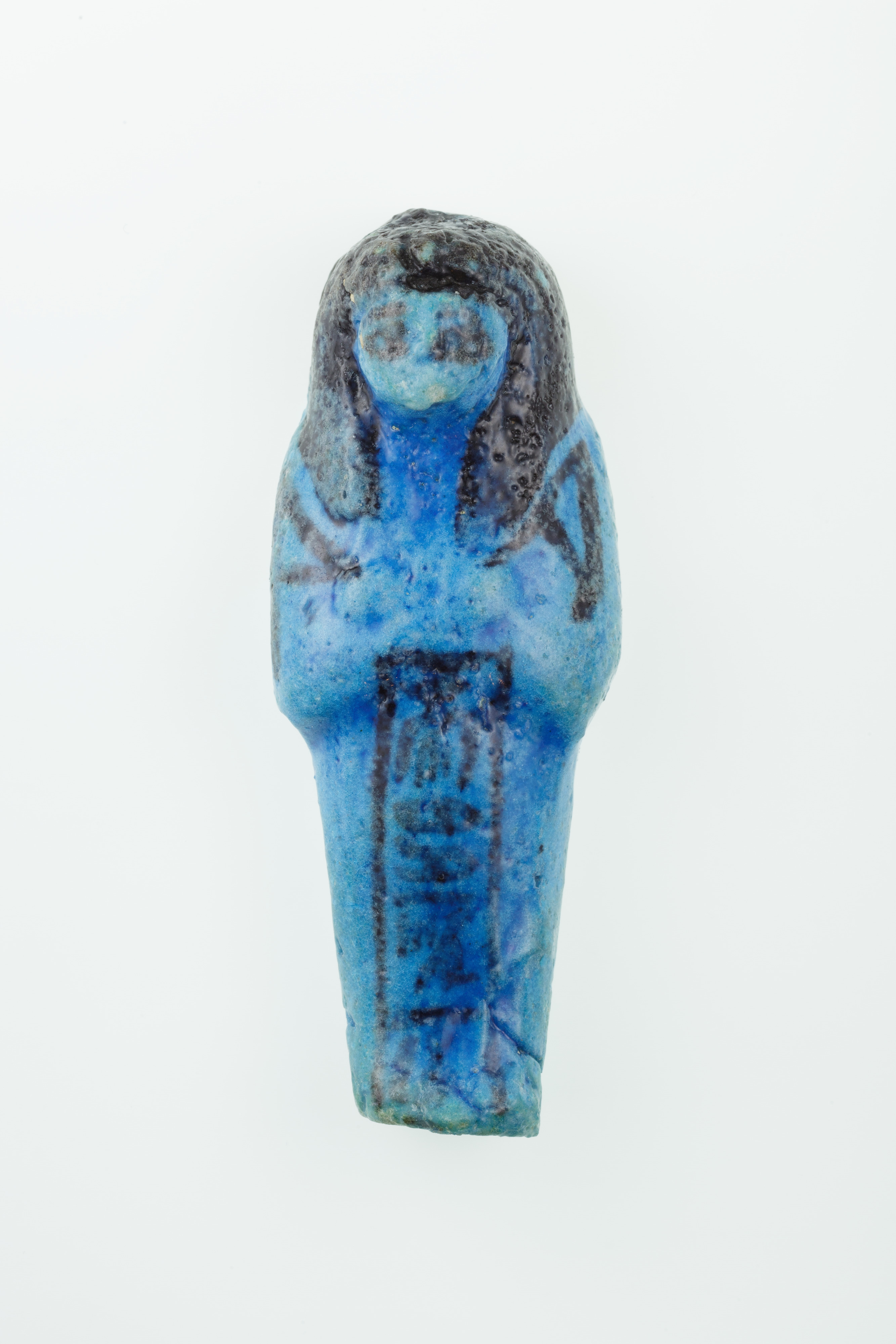 Ancient Egyptian Blue Shabti Figurine
