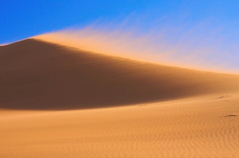 Wind-blown Desert Sand Dune