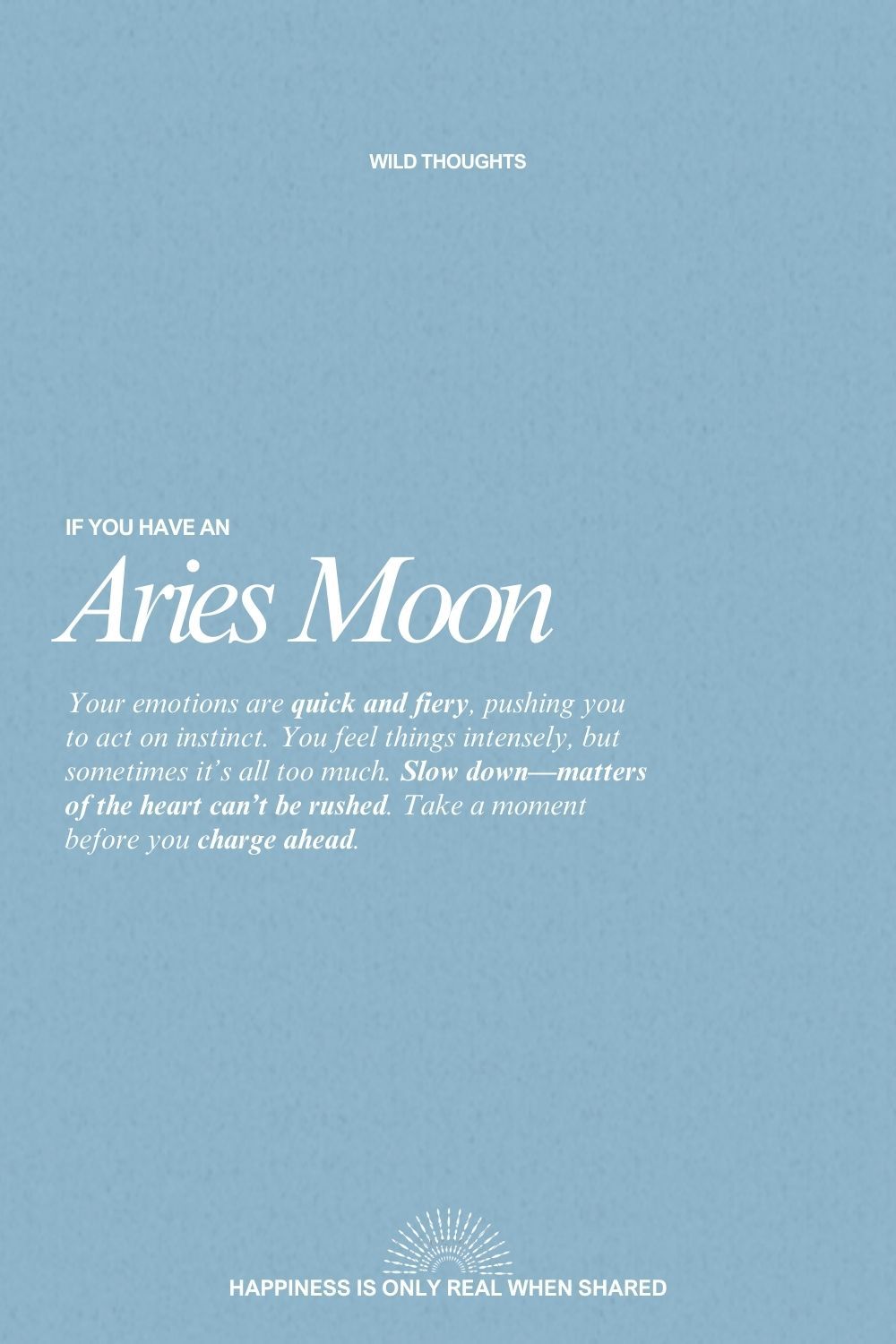 Aries Moon Astrology Description