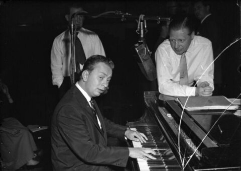 Pianist Playing Grand Piano