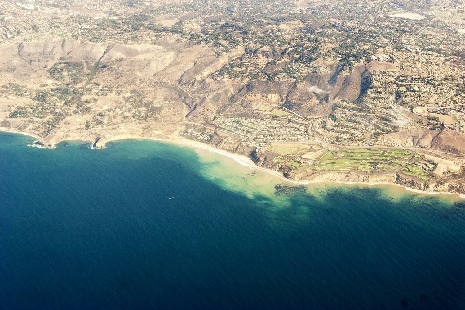 Aerial View of Coastal California