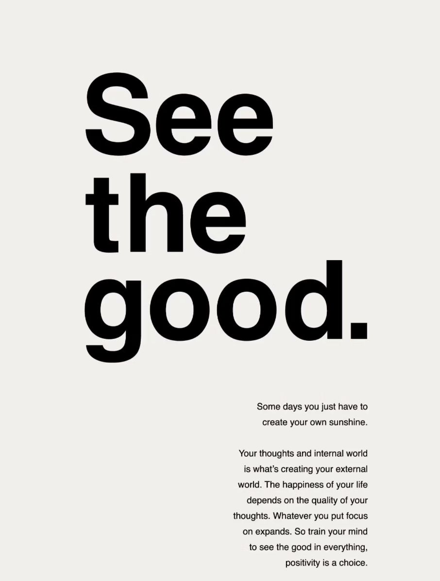 See the Good Motivational Quote