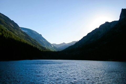 Mountain Lake in Valley