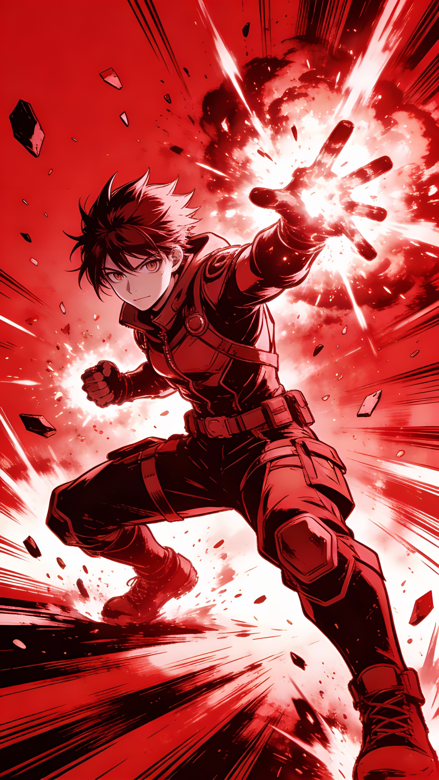 Anime Hero in Explosive Battle
