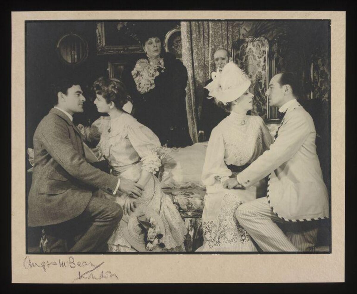 Vintage Signed Theater Stage Scene Photo