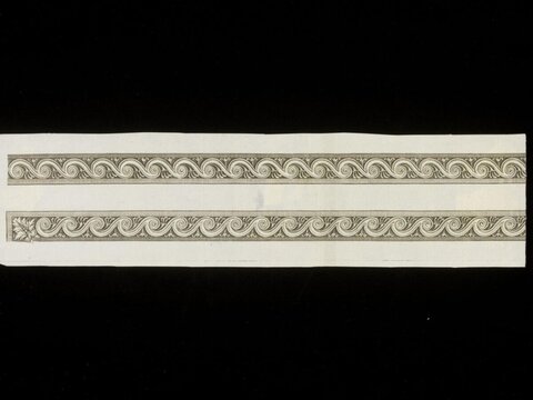 Two Antique Scrollwork Decorative Borders