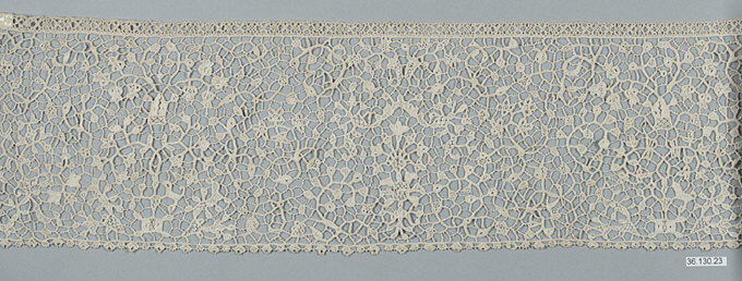 Antique Handmade Lace Border