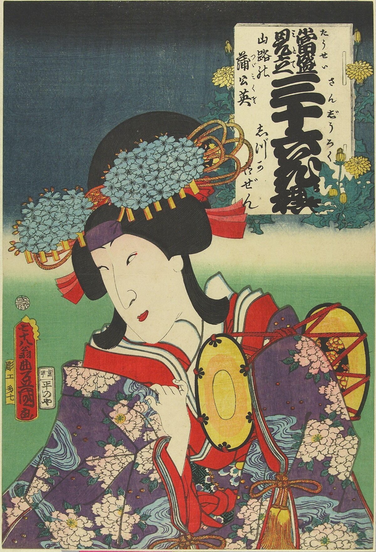 Japanese Ukiyo-e Woman Portrait