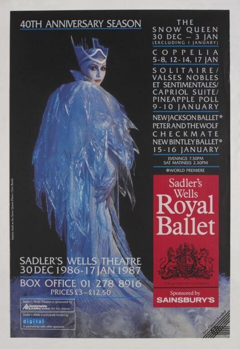 Sadler's Wells Royal Ballet Season Poster