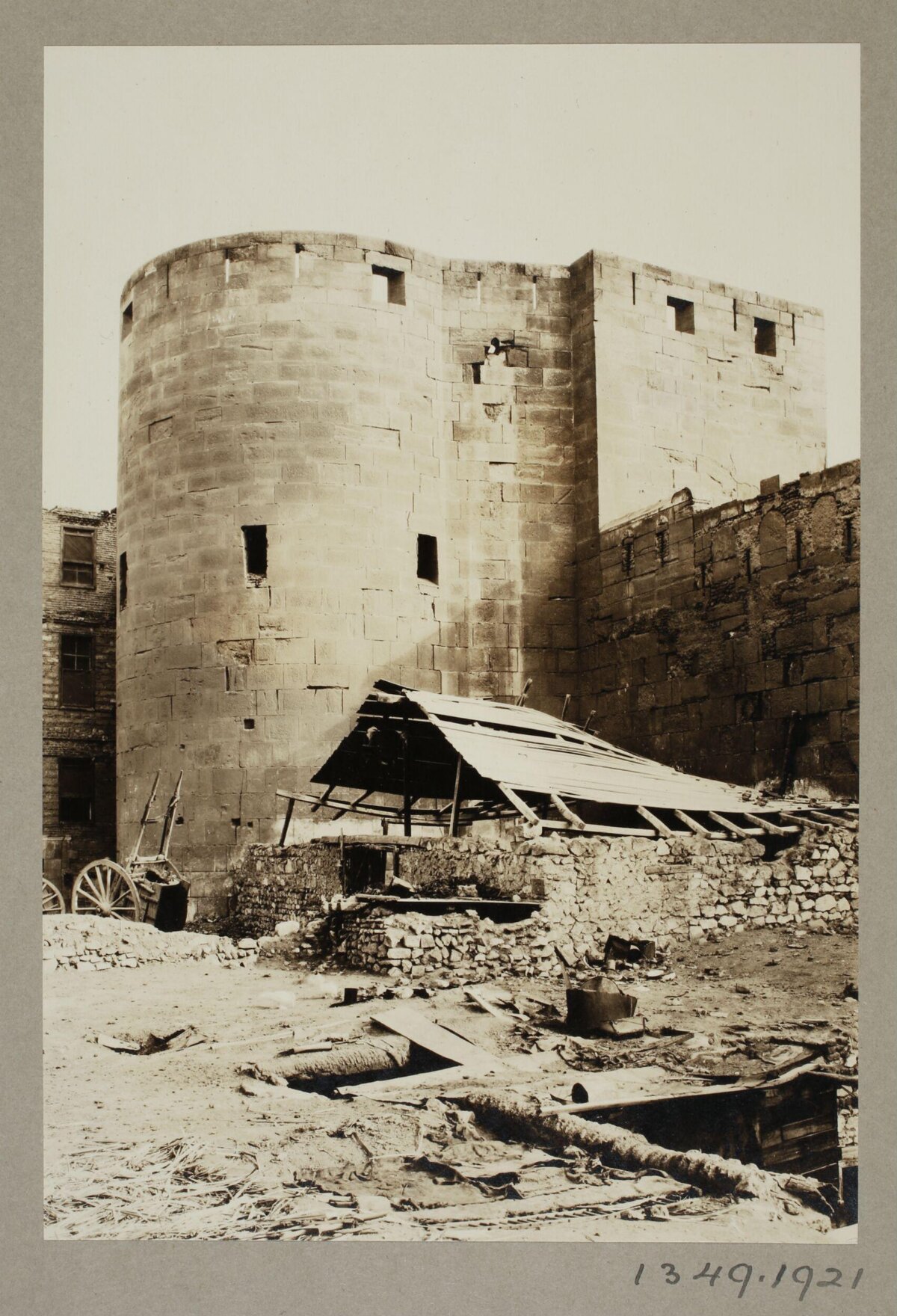 Old Stone Fort Tower Historical Photo