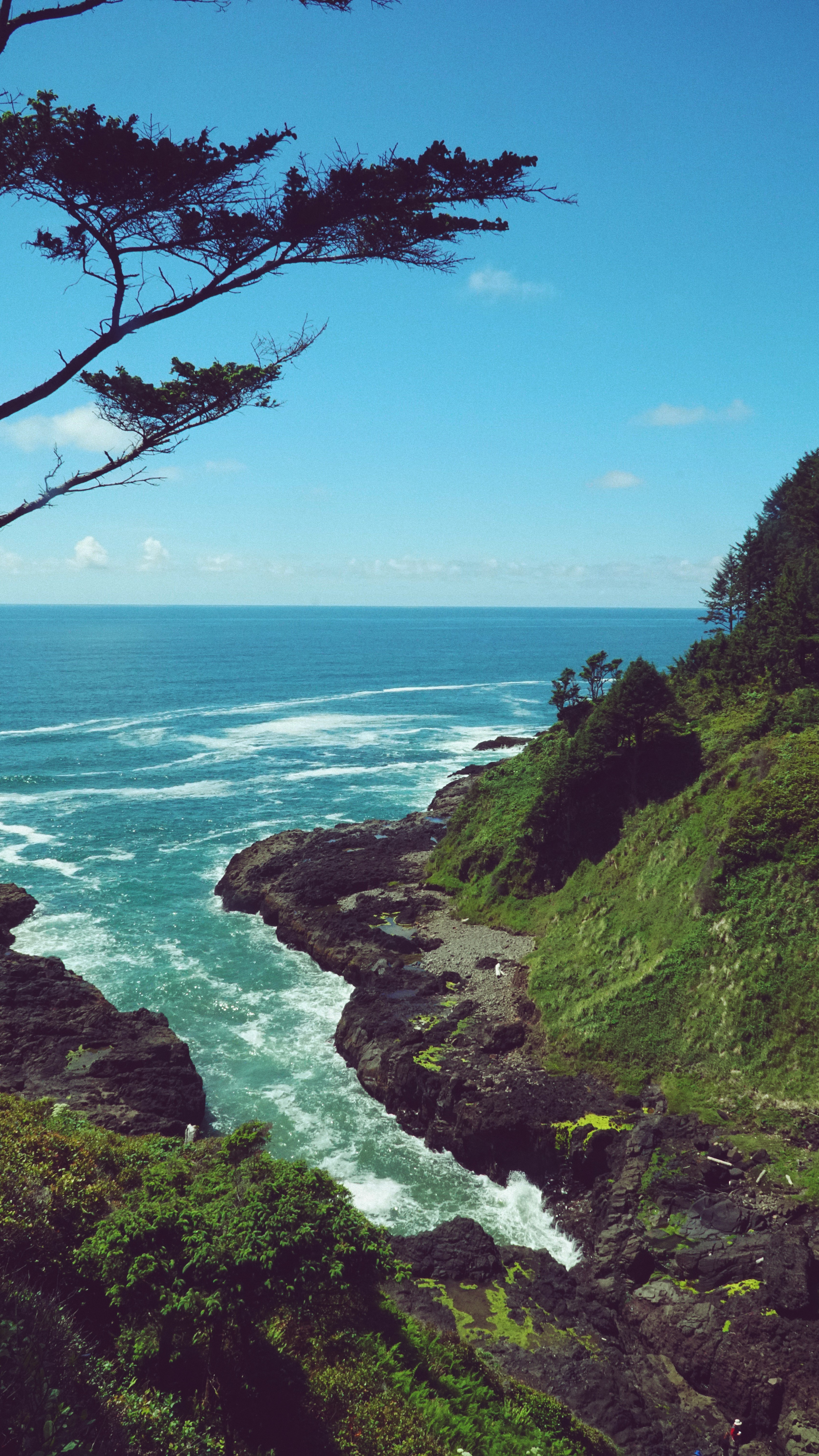 Rugged Rocky Coastal Ocean View