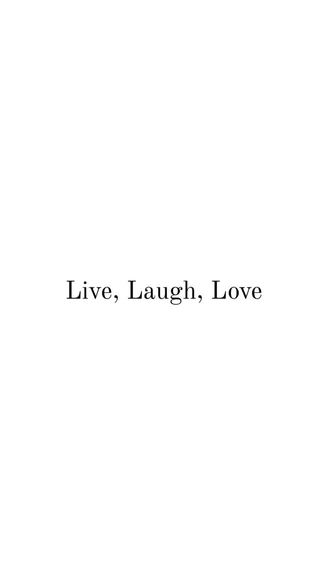 Live, Laugh, Love Inspirational Quote