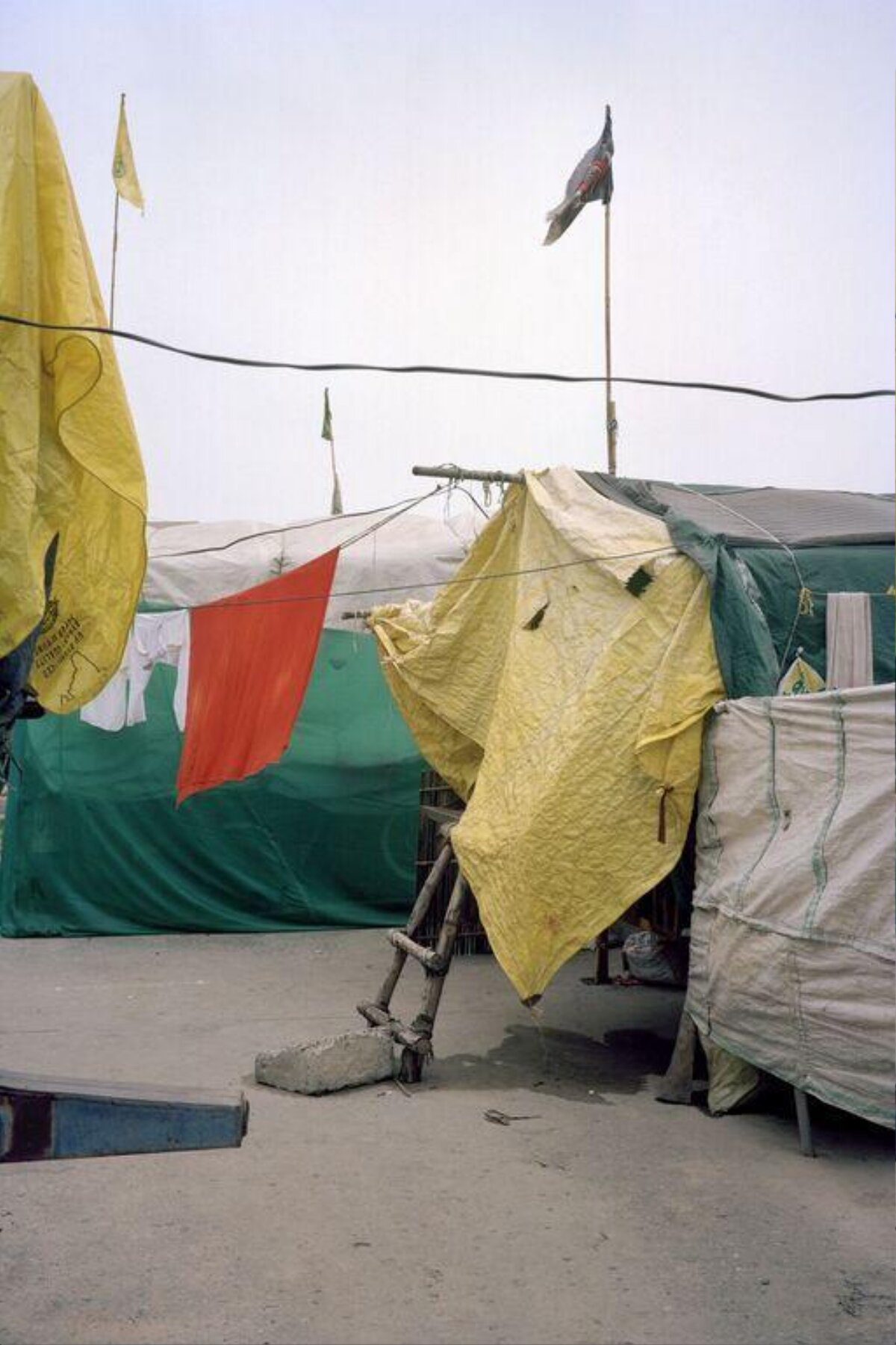 Makeshift Tent Camp