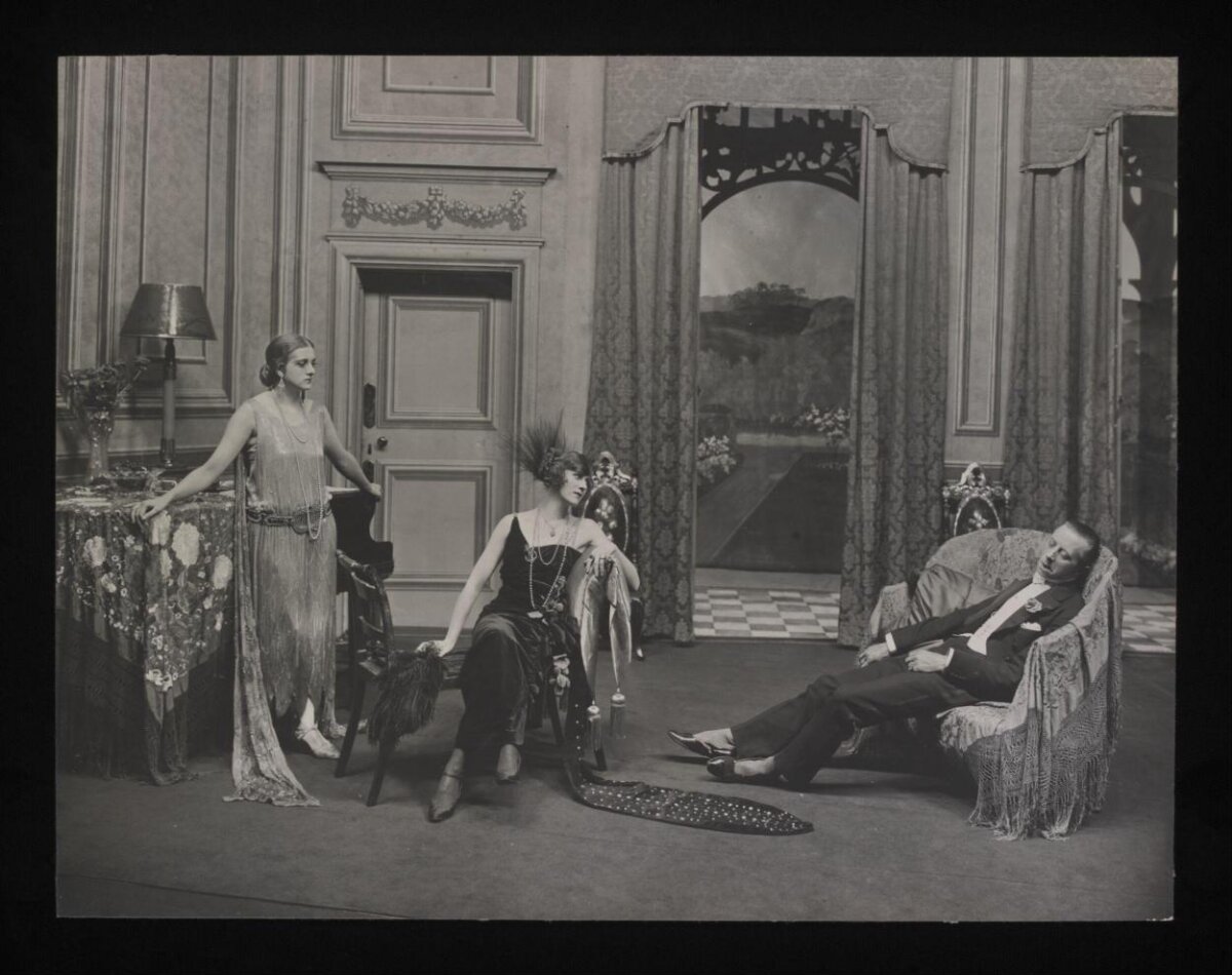 1920s Stage Play Acting Scene