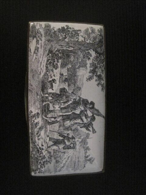 Engraved Hunting Scene on Cigarette Case