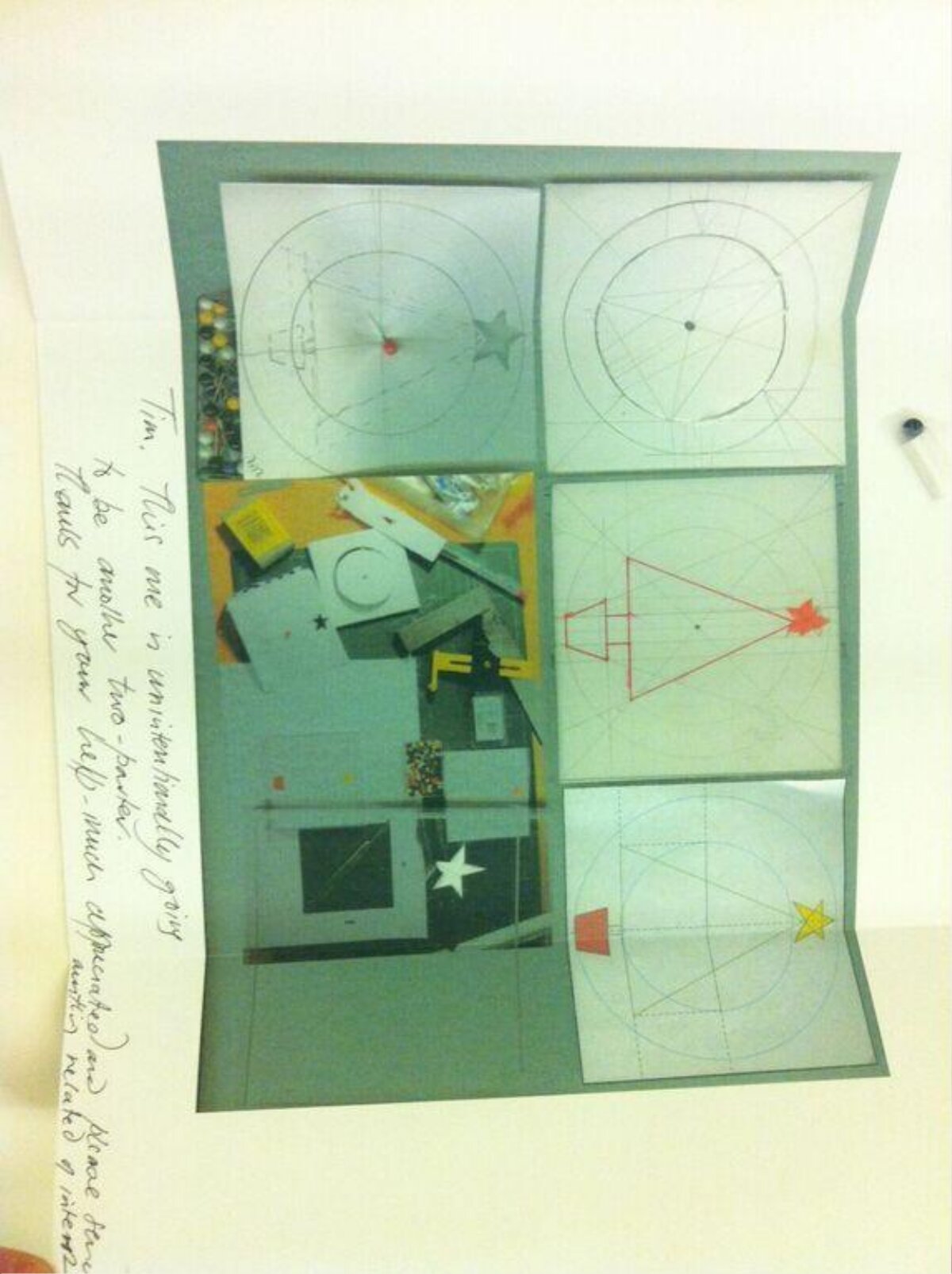 Geometric Design Sketches with Note