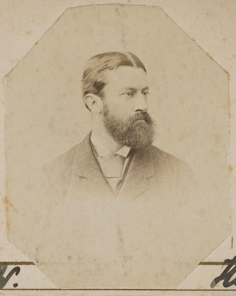 Vintage Portrait of 19th Century Man