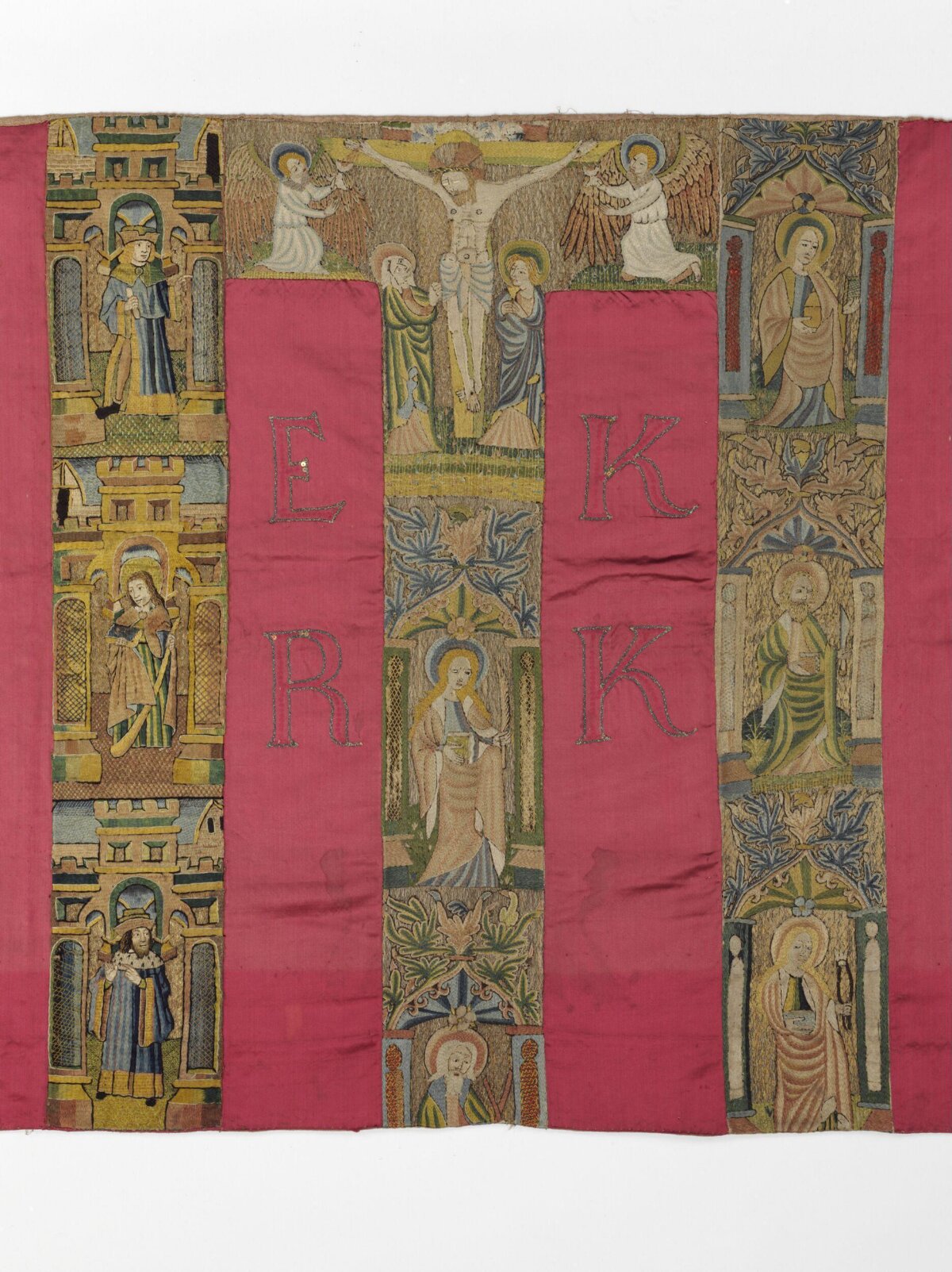 Medieval Embroidered Religious Textile