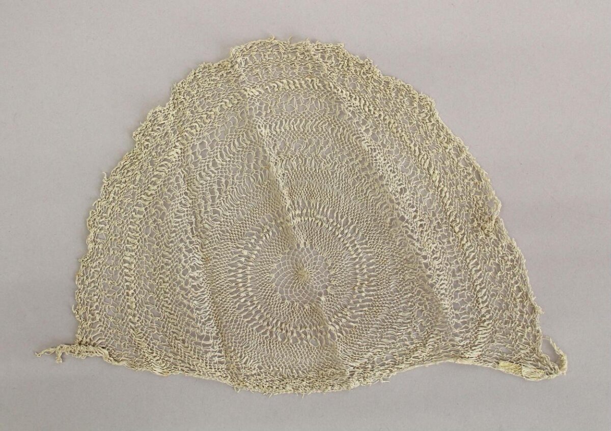 Antique Handmade Lace Hair Net