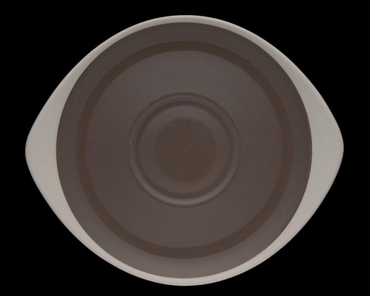 Two-Tone Ceramic Saucer