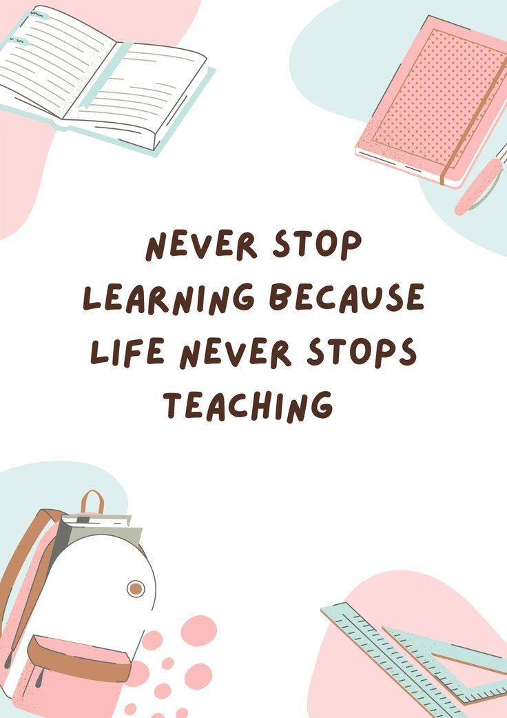 Motivational Learning Quote Poster