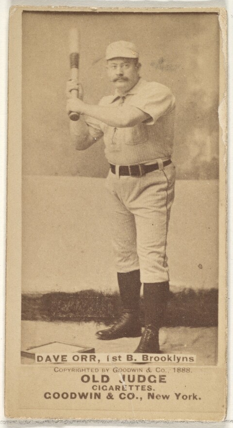 1888 Dave Orr Baseball Cigarette Card