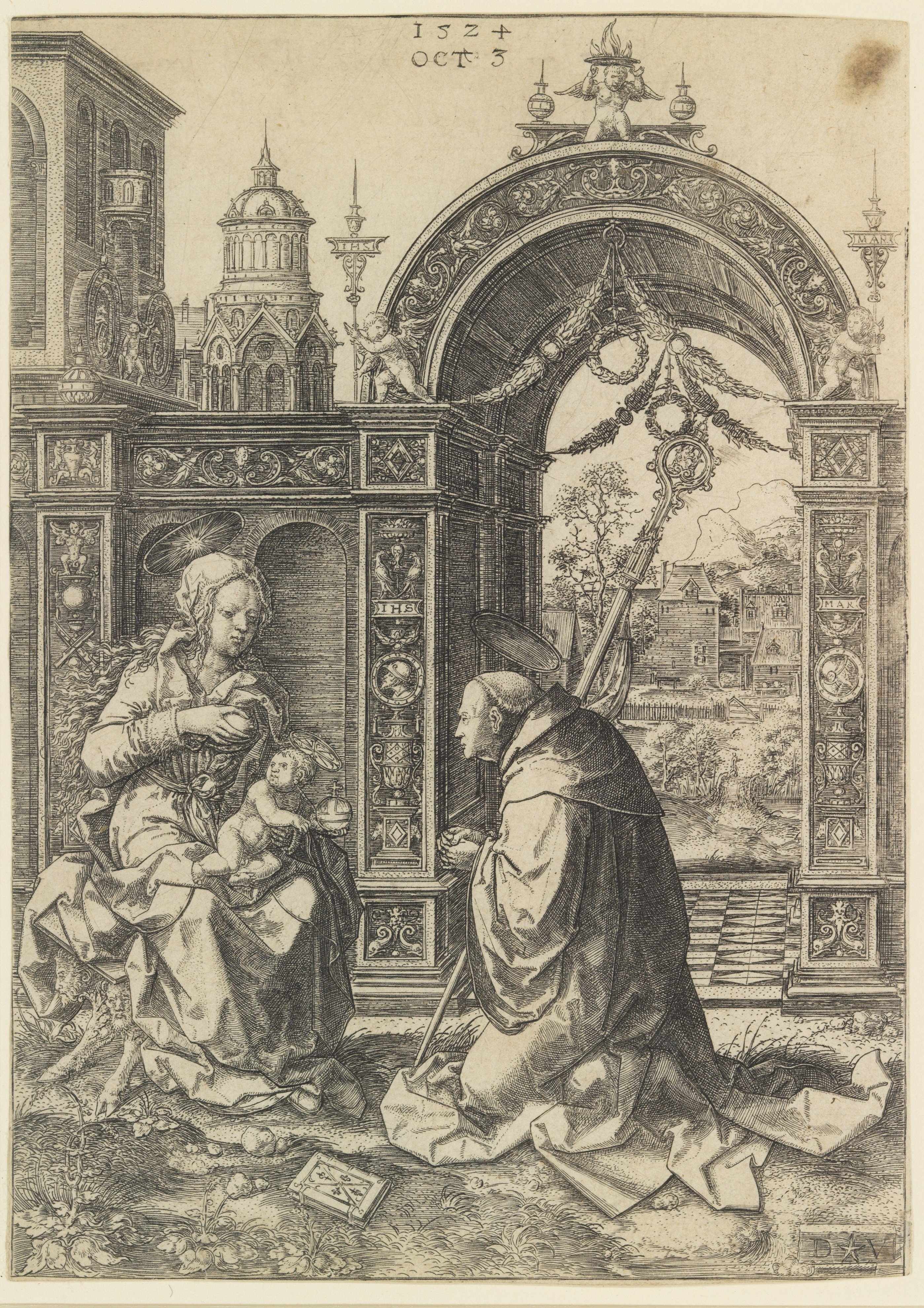 Virgin and Child with Kneeling Saint