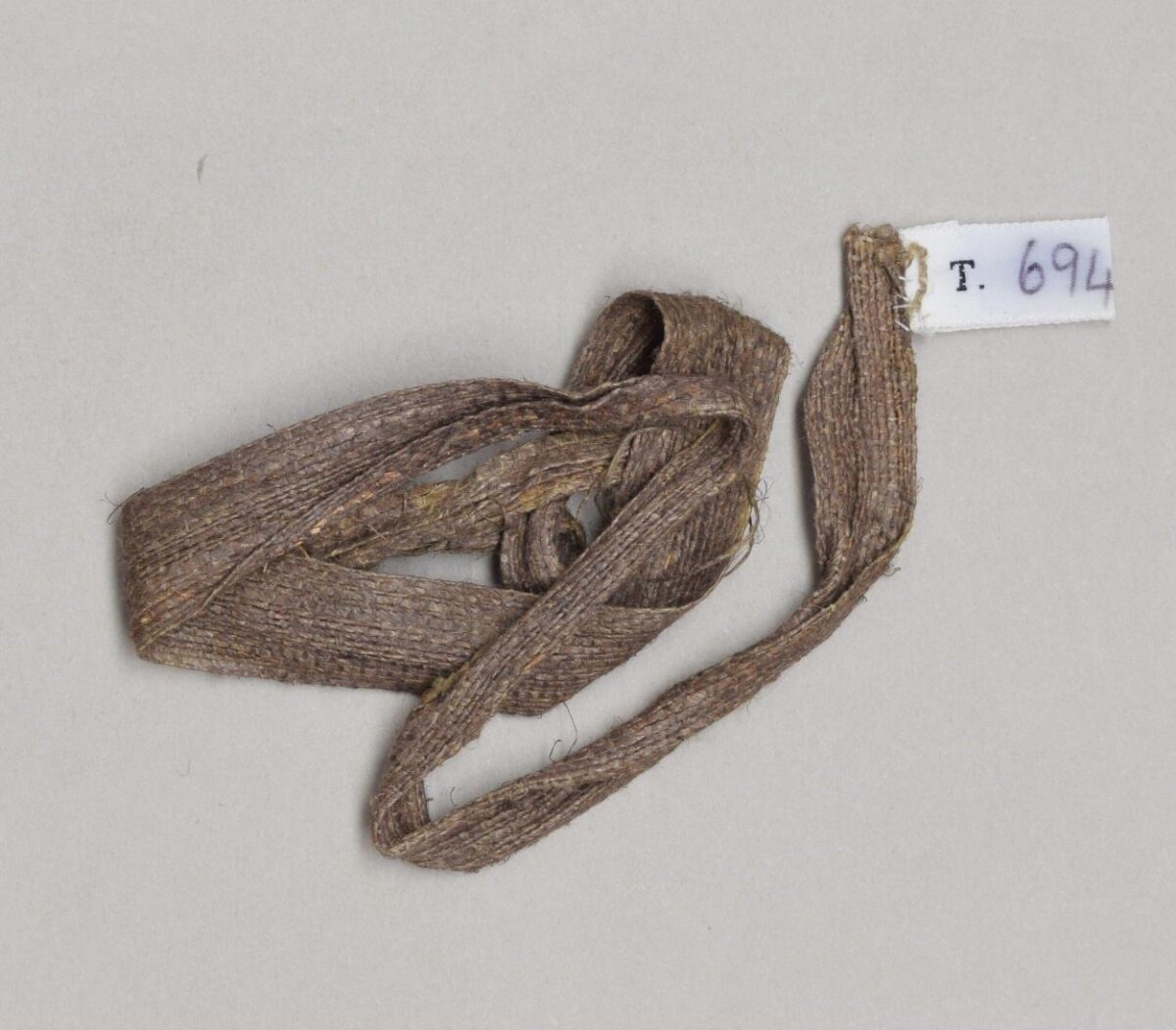 Museum Cataloged Ancient Textile Band