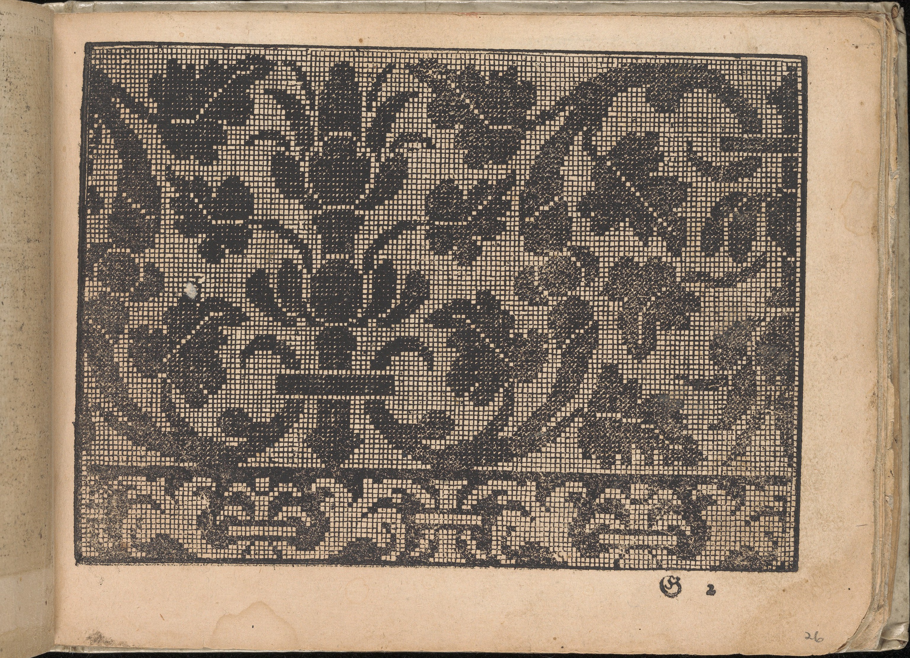 Vintage Floral Cross-stitch Pattern