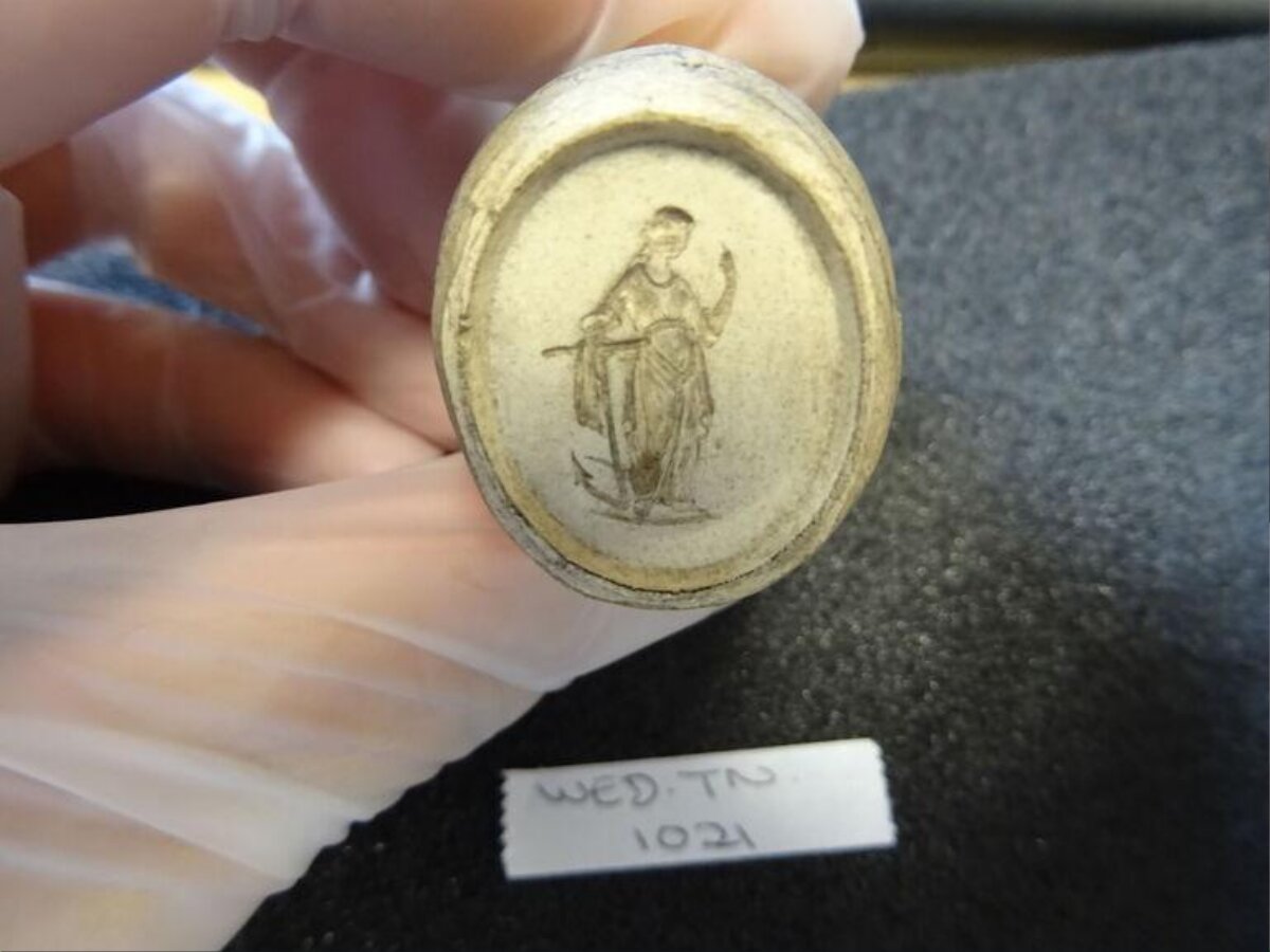 Ancient Engraved Oval Seal