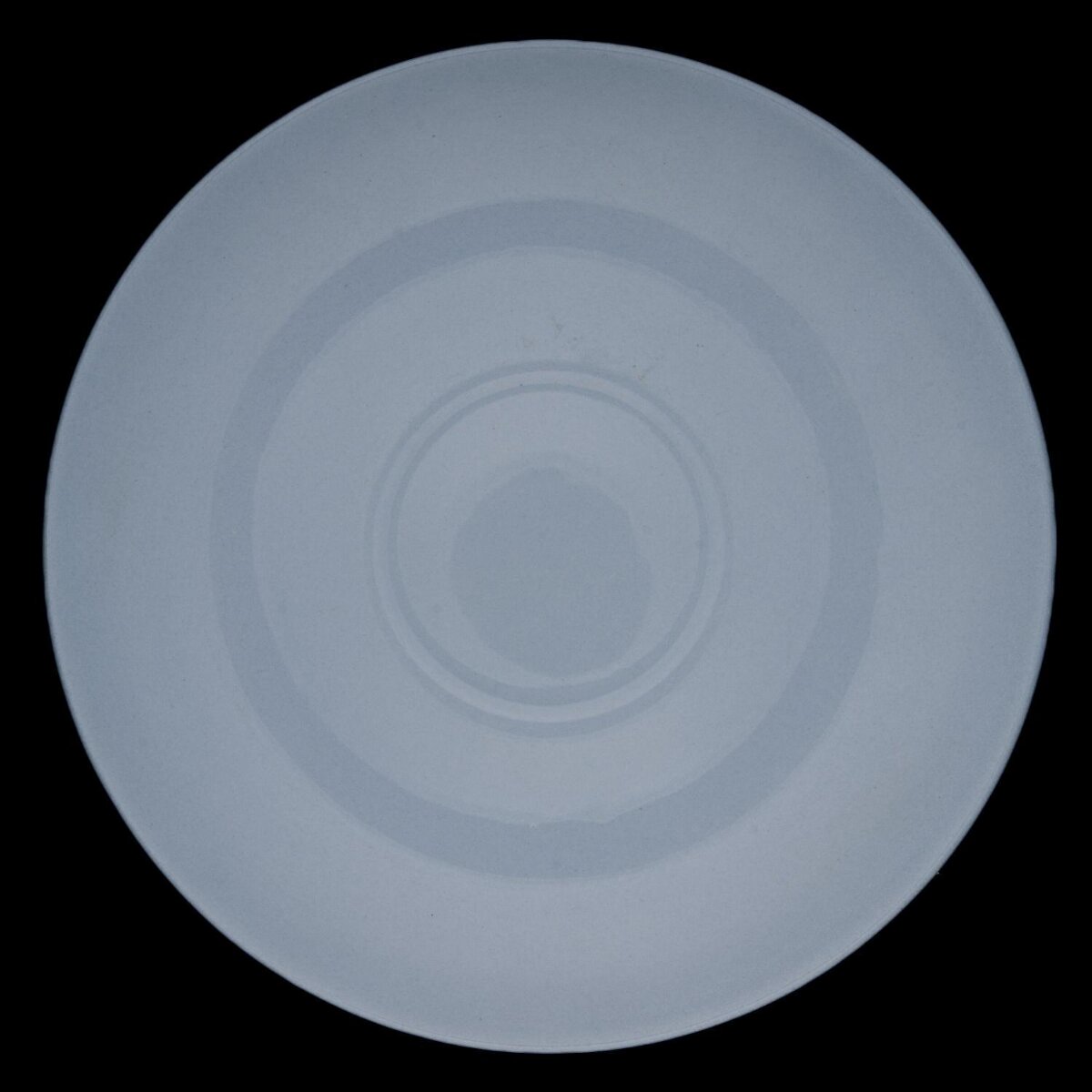 Plain White Circular Plate