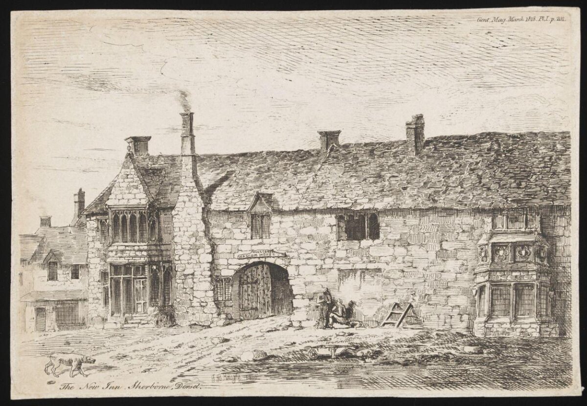 The New Inn Sherborne Dorset — Architecture