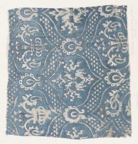 16th Century Italian Patterned Velvet Fragment