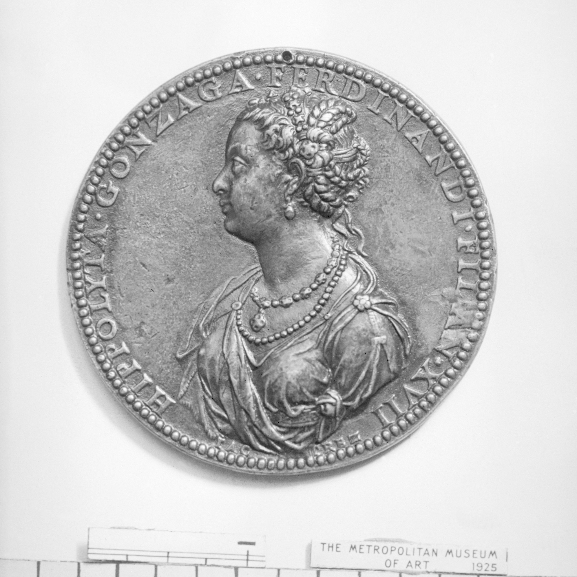 Portrait Medal of Ippolita Gonzaga