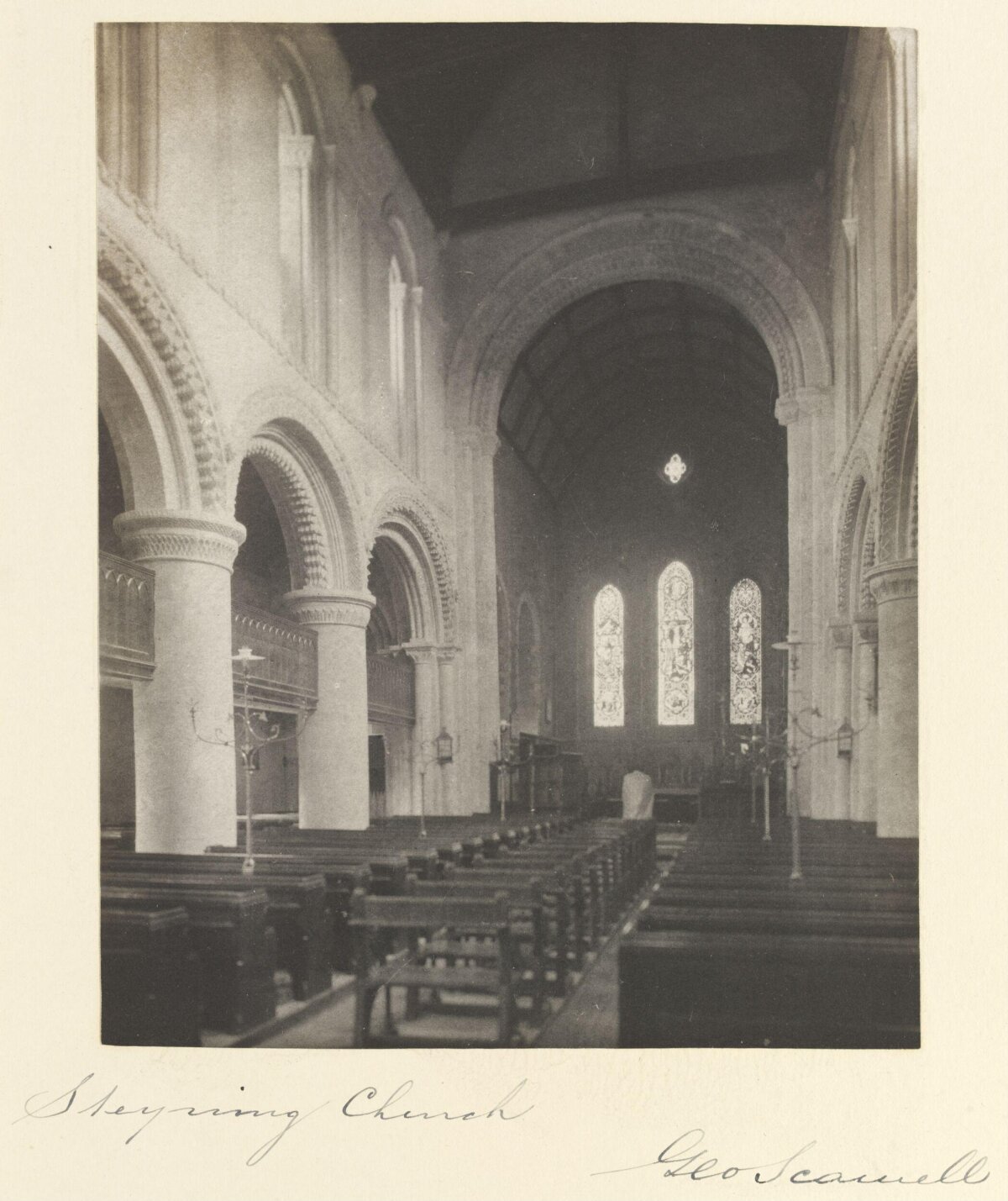 Interior of Steyning Church