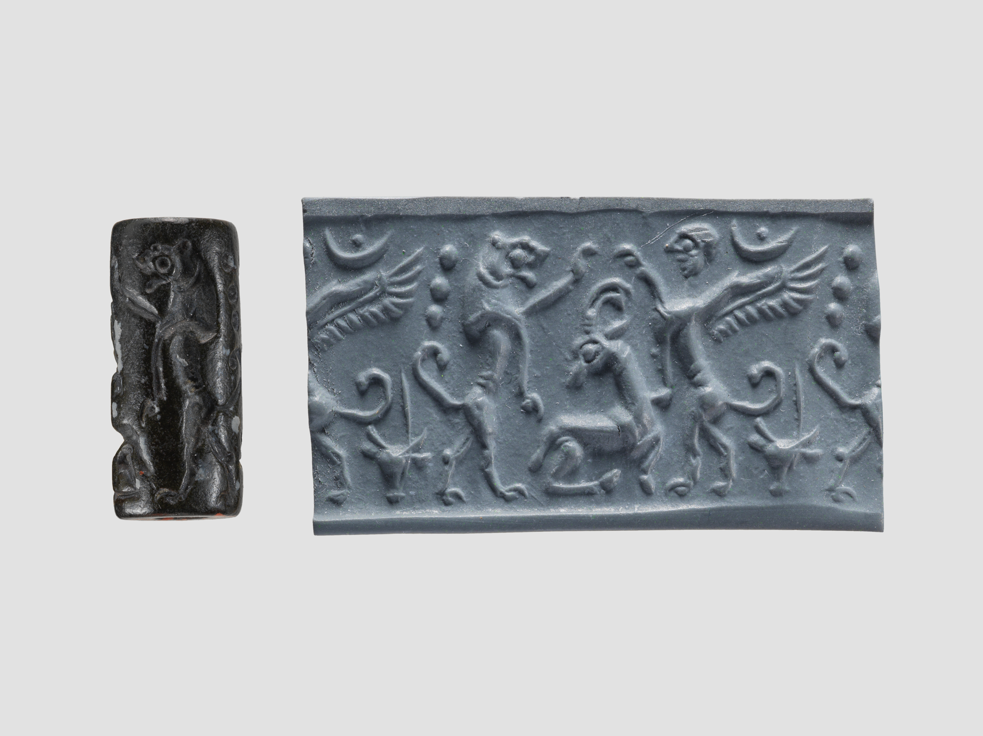 Ancient Cylinder Seal and Impression