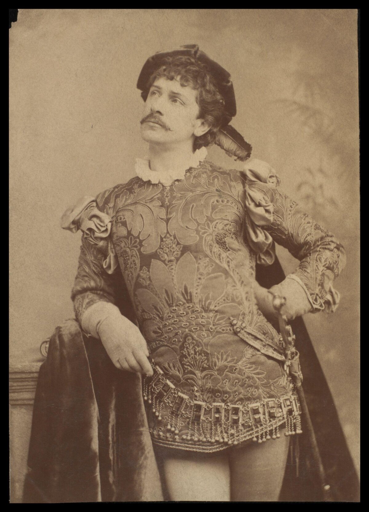 Vintage Portrait of Actor in Renaissance Costume