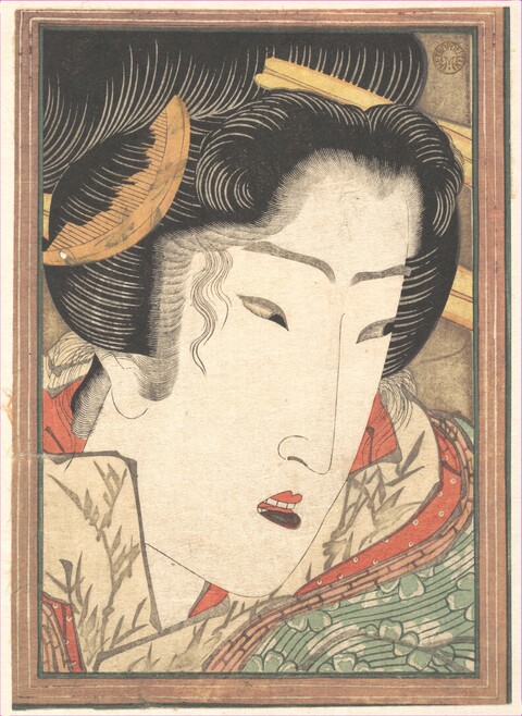 Japanese Ukiyo-e Portrait of a Woman