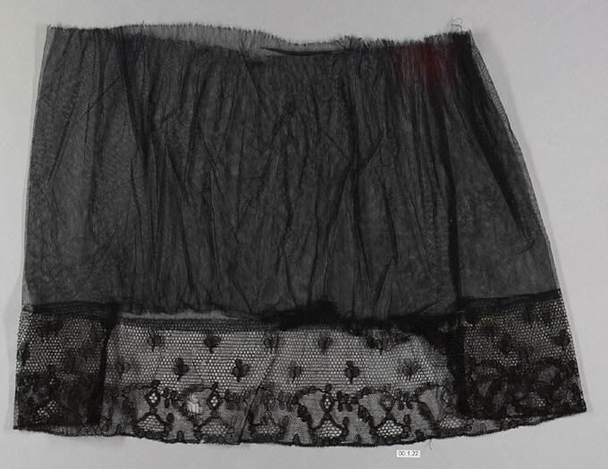 Antique Black Lace Fragment