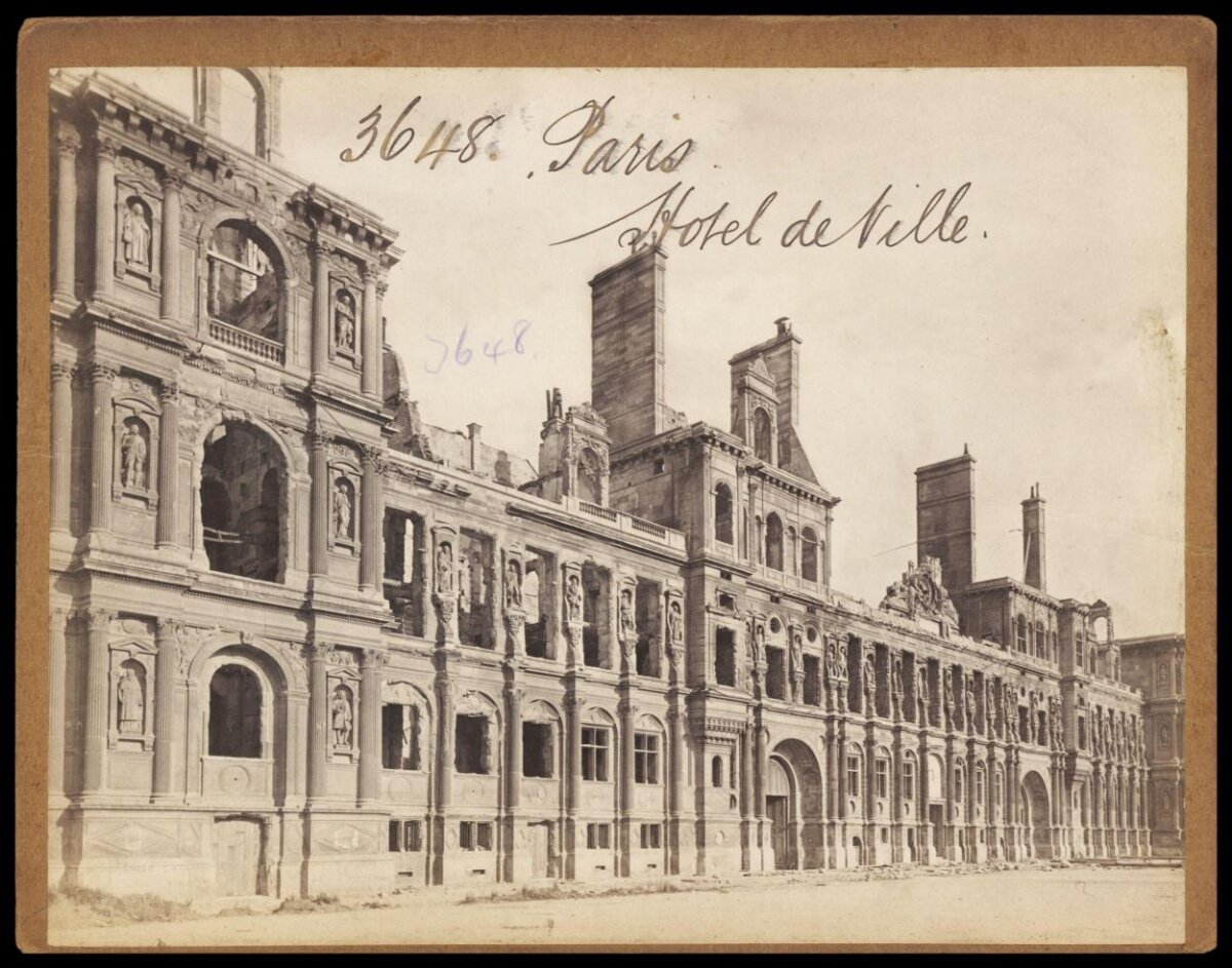 Ruins of Paris Hotel de Ville