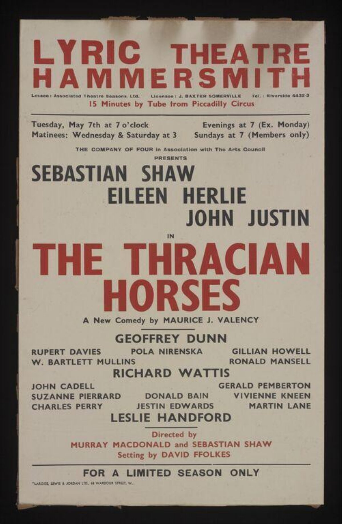 The Thracian Horses Theatre Poster