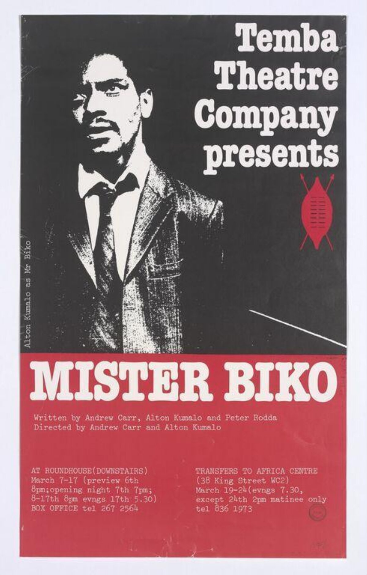 Mister Biko Theatre Play Poster