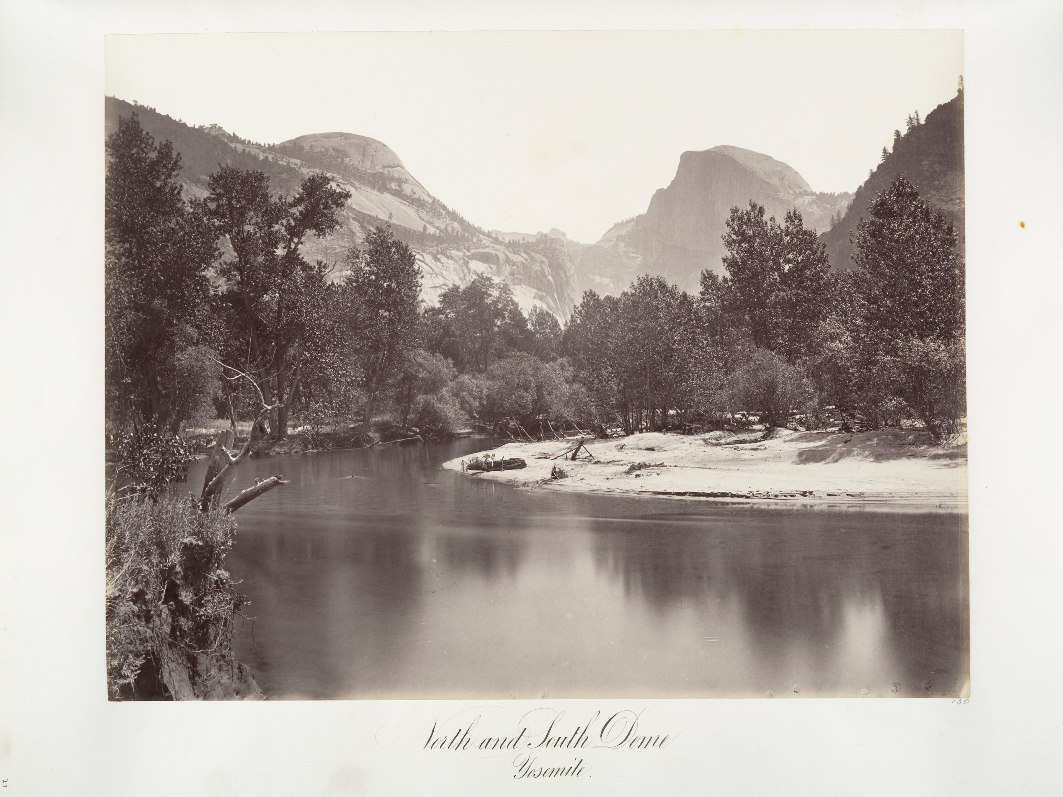 North and South Dome Yosemite Landscape