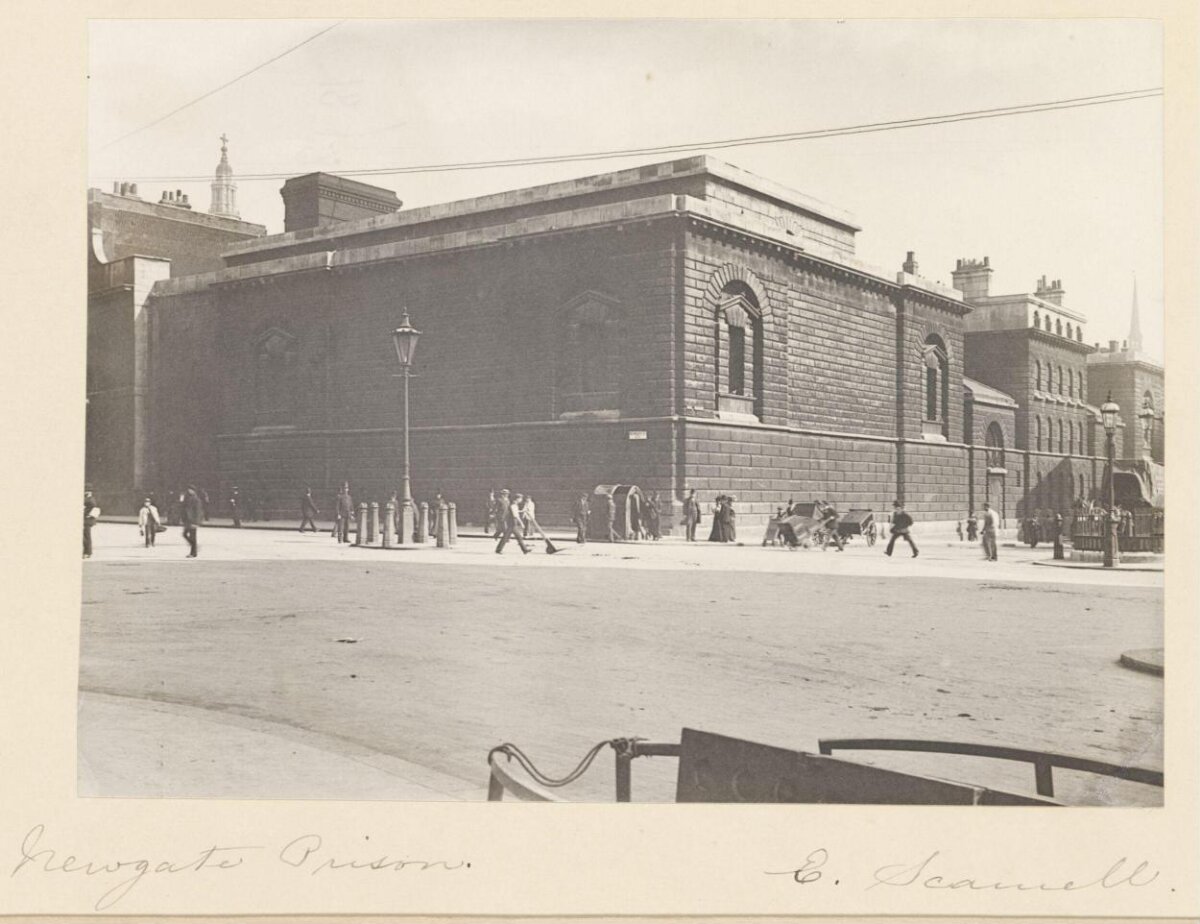 Exterior of Newgate Prison