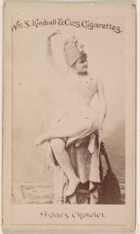 Kimball Cigarette Performer Portrait Card