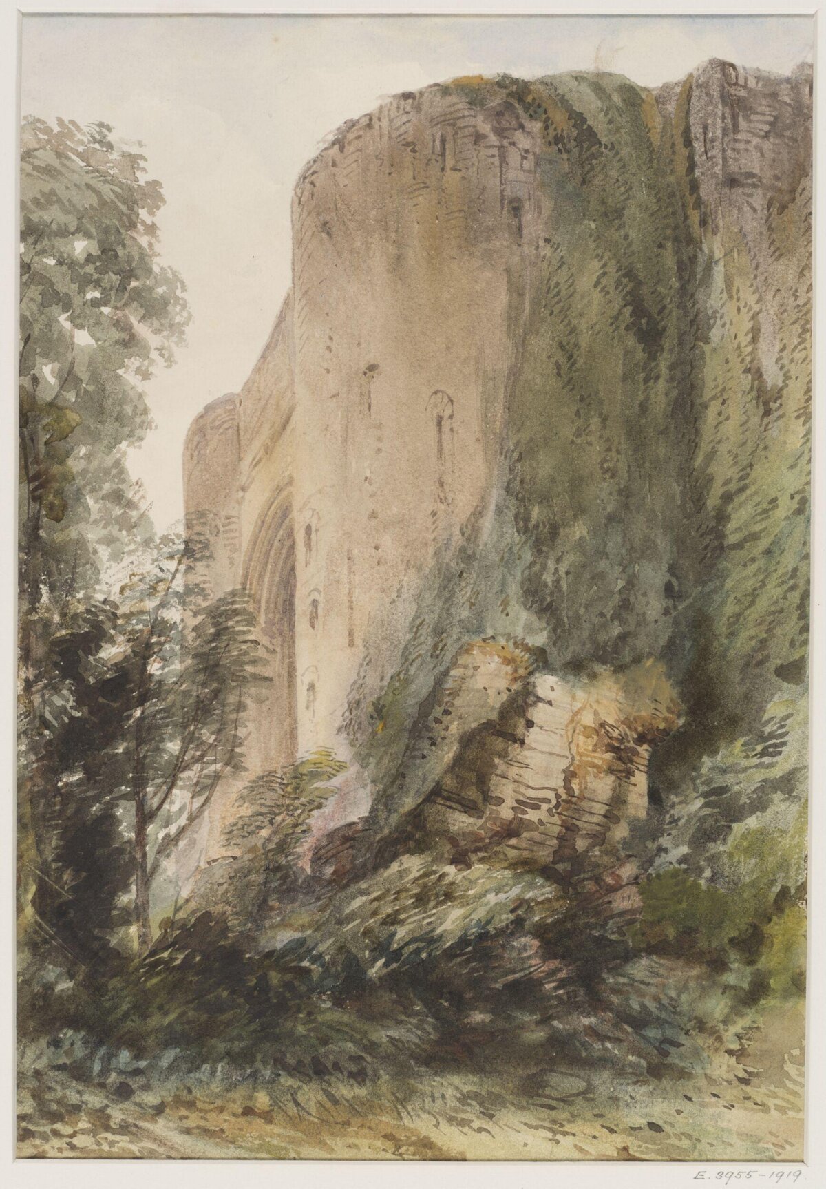 Overgrown Old Castle Ruin