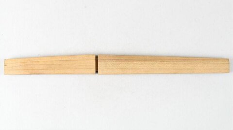 Two Separated Wooden Strips