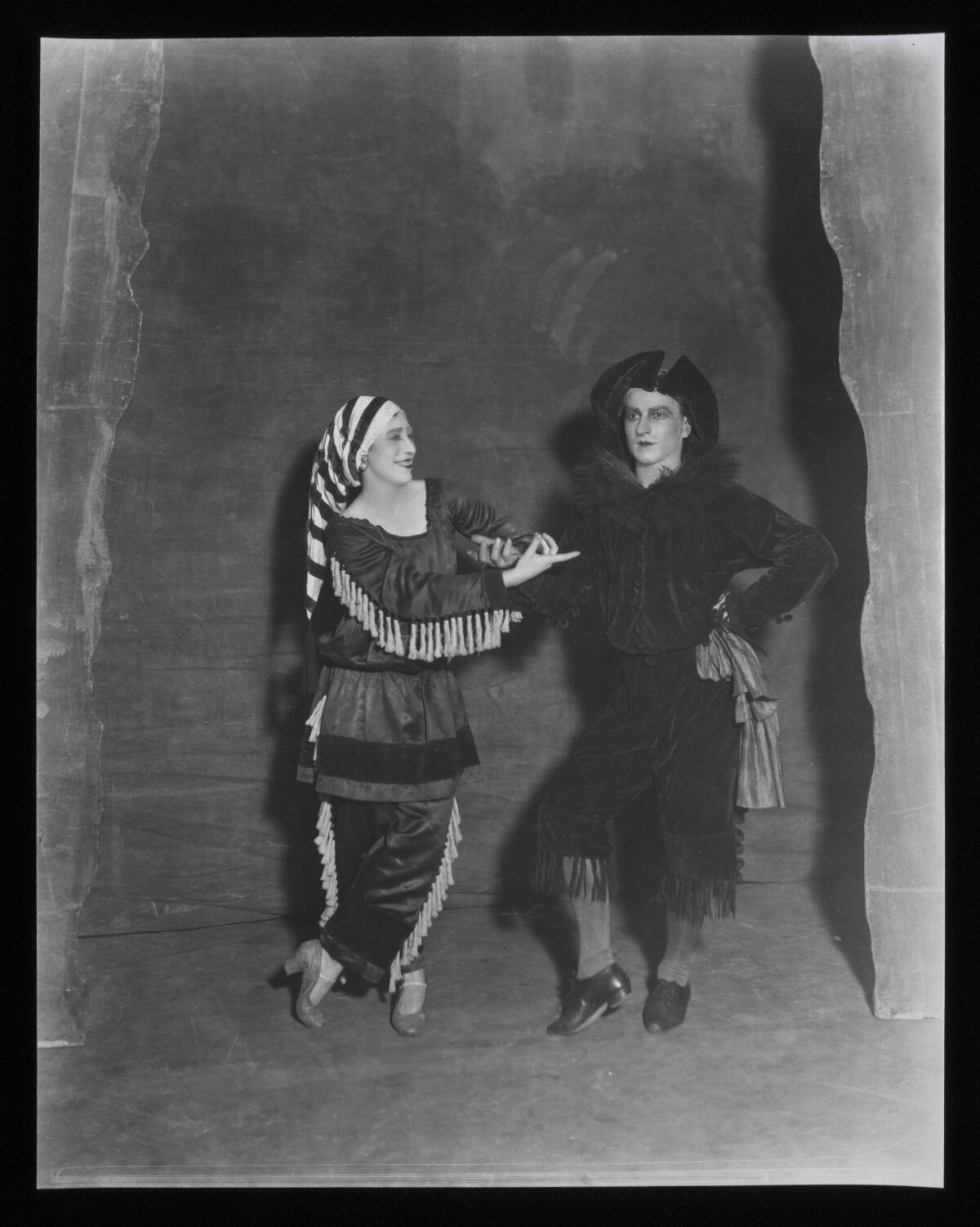 Two Costumed Stage Dancers